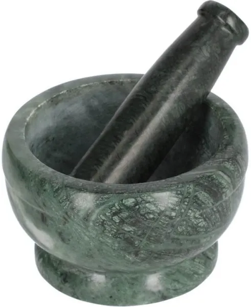 Cindea, Morter, grøn, H8x13x13 cm, marmor